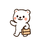 しろまるのかわいいクマスタンプ（個別スタンプ：6）