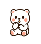 しろまるのかわいいクマスタンプ（個別スタンプ：9）