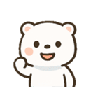 しろまるのかわいいクマスタンプ（個別スタンプ：12）