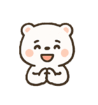 しろまるのかわいいクマスタンプ（個別スタンプ：15）