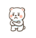 しろまるのかわいいクマスタンプ（個別スタンプ：23）