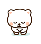 しろまるのかわいいクマスタンプ（個別スタンプ：24）