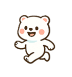 しろまるのかわいいクマスタンプ（個別スタンプ：25）