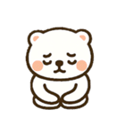 しろまるのかわいいクマスタンプ（個別スタンプ：28）