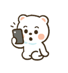 しろまるのかわいいクマスタンプ（個別スタンプ：35）