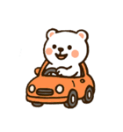 しろまるのかわいいクマスタンプ（個別スタンプ：40）