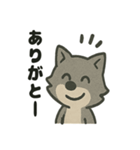 ちょっとマヌケな狼の日常（個別スタンプ：24）