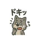ちょっとマヌケな狼の日常（個別スタンプ：25）