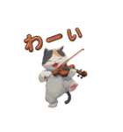 バイオリンねこ（個別スタンプ：8）