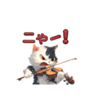 バイオリンねこ（個別スタンプ：20）