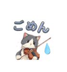 バイオリンねこ（個別スタンプ：25）