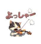 バイオリンねこ（個別スタンプ：27）