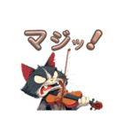 バイオリンねこ（個別スタンプ：40）
