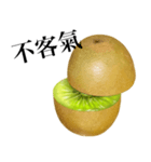 完熟！ 大玉 キウイ 【台湾語のみ】（個別スタンプ：12）