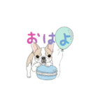 フレンチブルドッグ（ハニーパイド）（個別スタンプ：2）