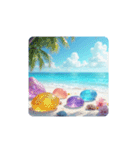 Ocean Gems – 海の宝石（個別スタンプ：13）