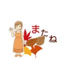 なないろママちゃん⭐️秋の季節は...（個別スタンプ：15）