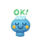 毎日使える、へんてこ落書きのぷにぷに進化（個別スタンプ：8）