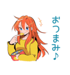 ポップな女の子の飲み会スタンプ（個別スタンプ：9）