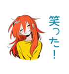 ポップな女の子の飲み会スタンプ（個別スタンプ：21）