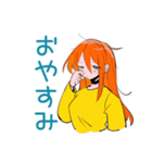 ポップな女の子の飲み会スタンプ（個別スタンプ：25）