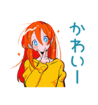 ポップな女の子の飲み会スタンプ（個別スタンプ：30）