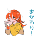 ポップな女の子の飲み会スタンプ（個別スタンプ：34）