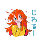 ポップな女の子の飲み会スタンプ（個別スタンプ：36）