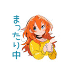 ポップな女の子の飲み会スタンプ（個別スタンプ：39）