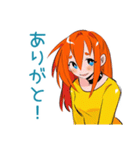 ポップな女の子の飲み会スタンプ（個別スタンプ：40）