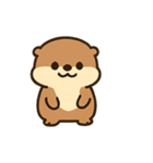 こつめかわうそのひびのきもち（個別スタンプ：1）