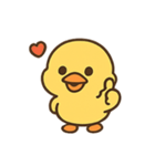 きいろのひよこのごきげん日記（個別スタンプ：3）