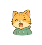 パーカー子猫の楽しいパレード（個別スタンプ：1）