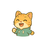 パーカー子猫の楽しいパレード（個別スタンプ：3）