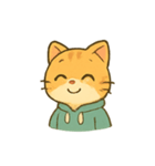 パーカー子猫の楽しいパレード（個別スタンプ：5）