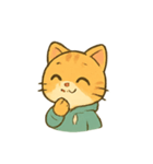 パーカー子猫の楽しいパレード（個別スタンプ：8）