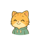 パーカー子猫の楽しいパレード（個別スタンプ：9）