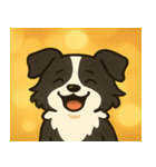 キラキラまじめなボーダーコリー@SFW（個別スタンプ：2）