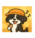 キラキラまじめなボーダーコリー@SFW（個別スタンプ：10）