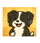 キラキラまじめなボーダーコリー@SFW（個別スタンプ：11）