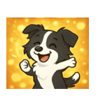 キラキラまじめなボーダーコリー@SFW（個別スタンプ：22）