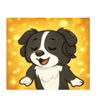キラキラまじめなボーダーコリー@SFW（個別スタンプ：23）