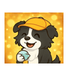 キラキラまじめなボーダーコリー@SFW（個別スタンプ：26）