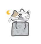 白オレンジにゃんこ－ハロウィンいたずら！（個別スタンプ：10）