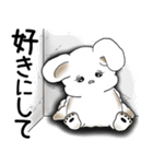 うさぎさん 2025 「ネガティブ・いじけ虫」（個別スタンプ：38）