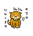 犬です！毎日使えるしば犬【日常会話とか】（個別スタンプ：16）