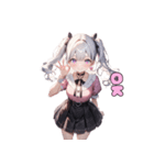 癒やされる♡ふわっと可愛い女の子（個別スタンプ：20）