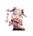 癒やされる♡ふわっと可愛い女の子（個別スタンプ：28）