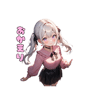 癒やされる♡ふわっと可愛い女の子（個別スタンプ：40）