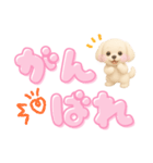 毎日使えるデカ文字♡マルチーズ（個別スタンプ：13）